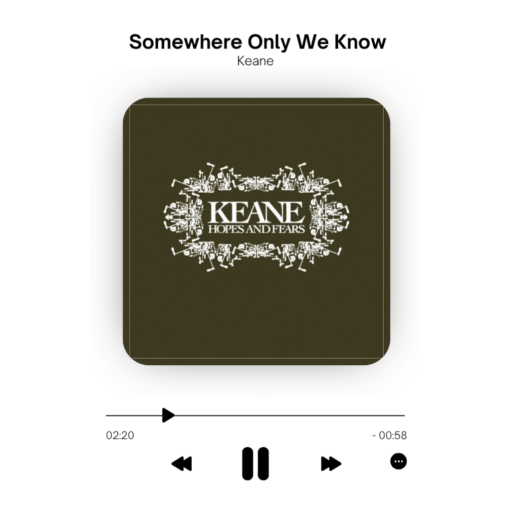 somewhere only we know