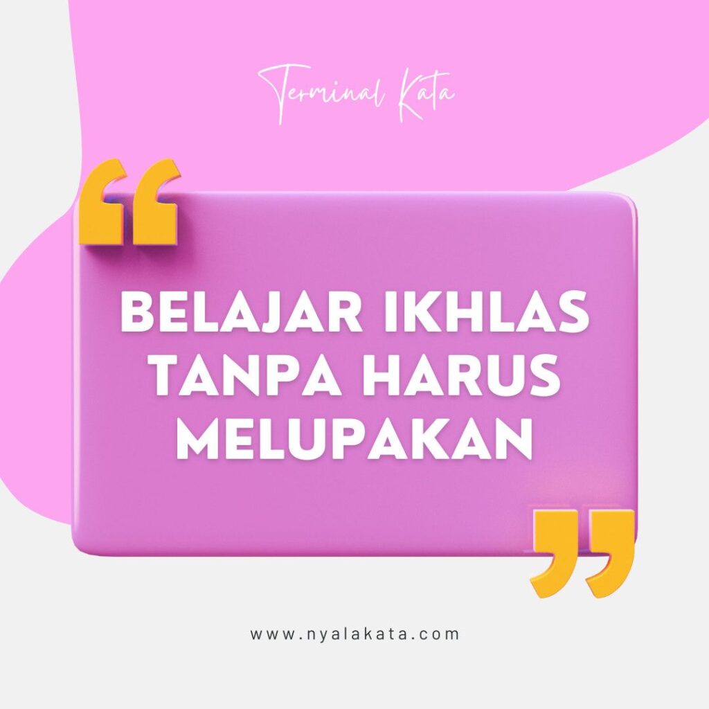 belajar ikhlas